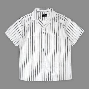 Kemeja salur lengan pendek laki laki